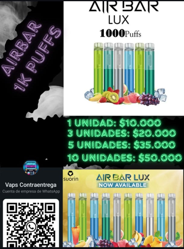 AIRBAR 1000 PUFFS