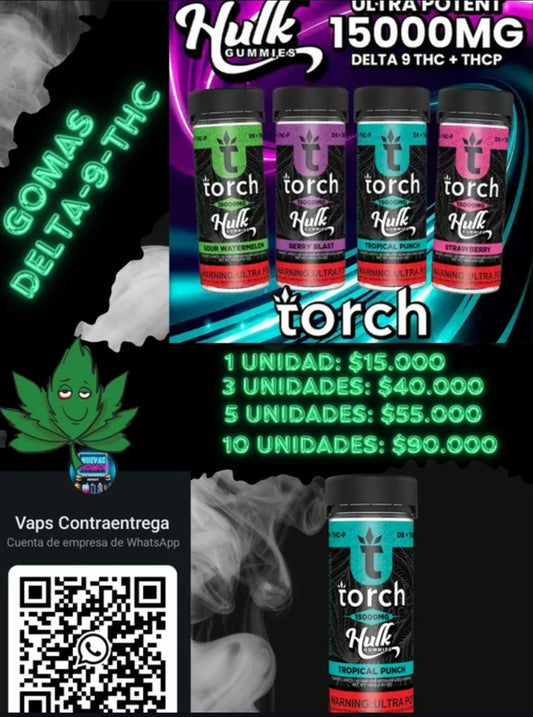 GOMAS TORCH DE THC X UNIDAD DE GOMA
