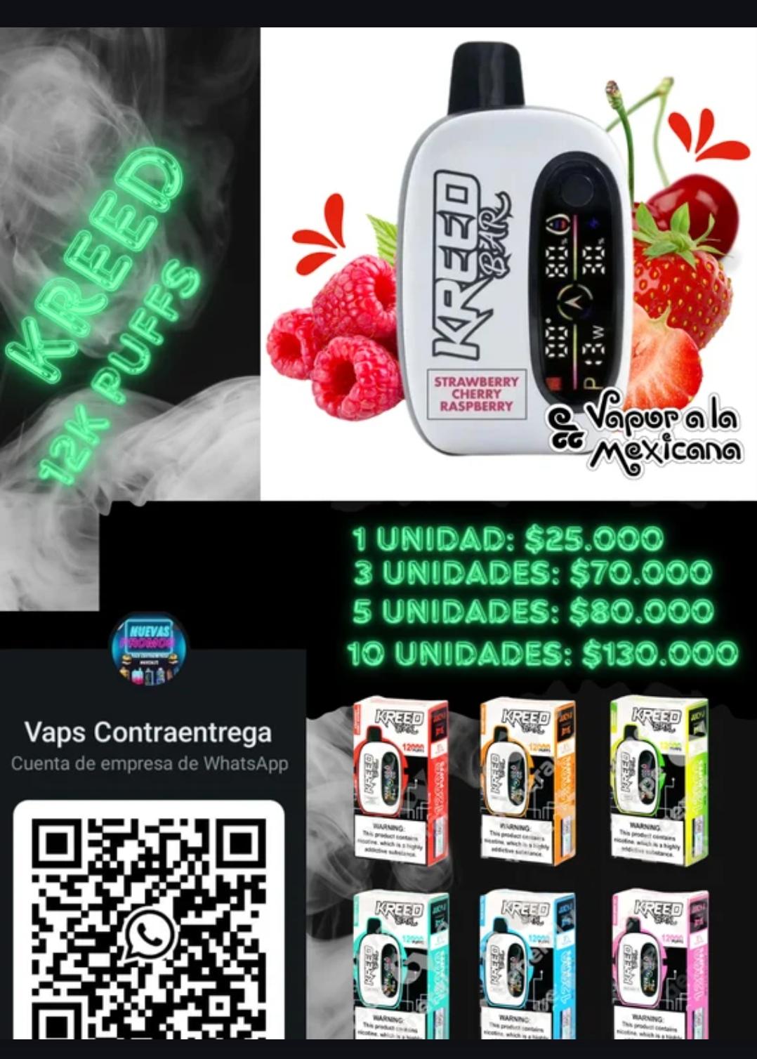 KREED 12.000 PUFFS
