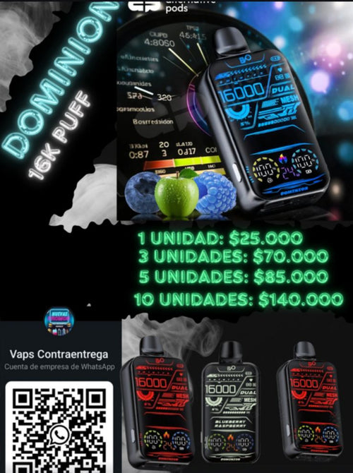 DOMINION 16.000 PUFFS