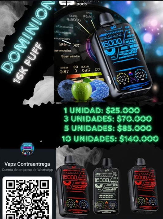 DOMINION 16.000 PUFFS
